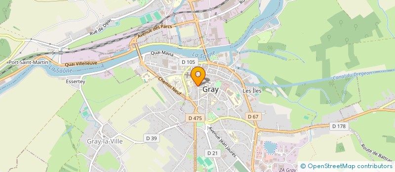 localisation de l'entreprise HAUMEA O  GRAY