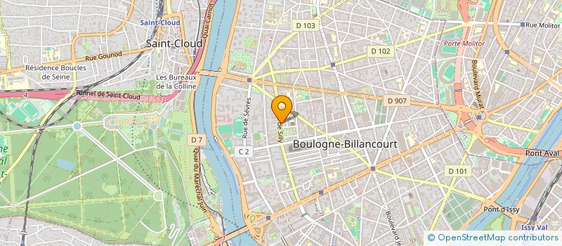 localisation de l'entreprise HAUMECA à BOULOGNE-BILLANCOURT