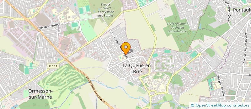 localisation de l'entreprise HAUPTEAM à LA QUEUE-EN-BRIE