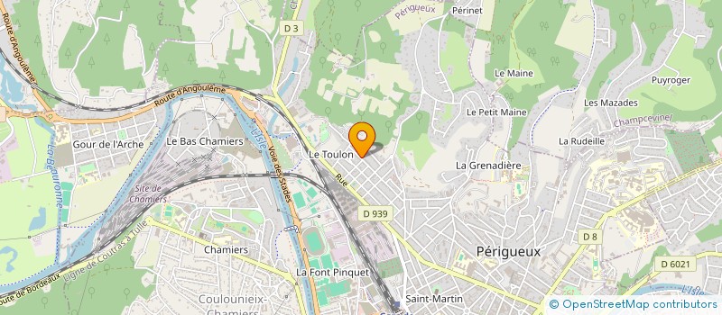 localisation de l'entreprise HAURBIDIAK à PERIGUEUX