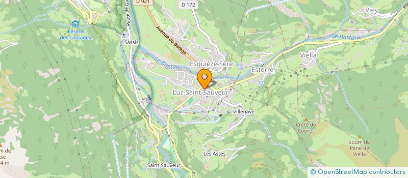 localisation de l'entreprise HAURINE COUSTE  LUZ-SAINT-SAUVEUR