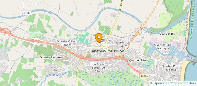 localisation de l'entreprise HAUROC  CANET-EN-ROUSSILLON