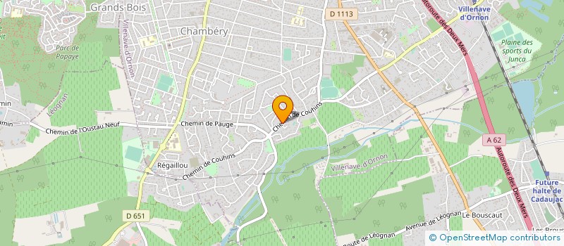 localisation de l'entreprise HAURRAK  VILLENAVE-D'ORNON