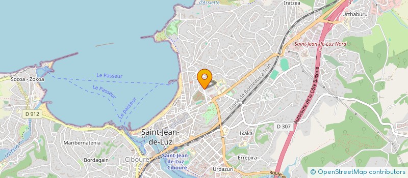 localisation de l'entreprise HAURREKIKUS à SAINT-JEAN-DE-LUZ