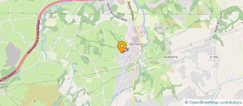 localisation de l'entreprise HAURRENTZAT  URRUGNE