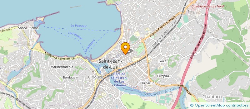 localisation de l'entreprise HAURTXOAK à SAINT-JEAN-DE-LUZ