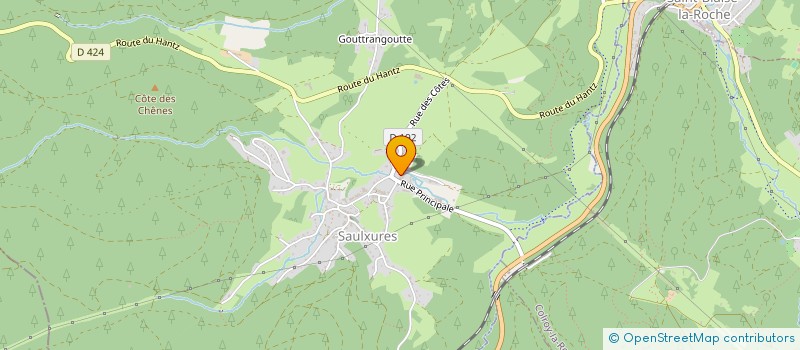 localisation de l'entreprise HAUSCHKA RAOUL  SAULXURES