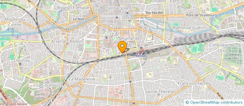 localisation de l'entreprise HAUSER FRANCE à RENNES