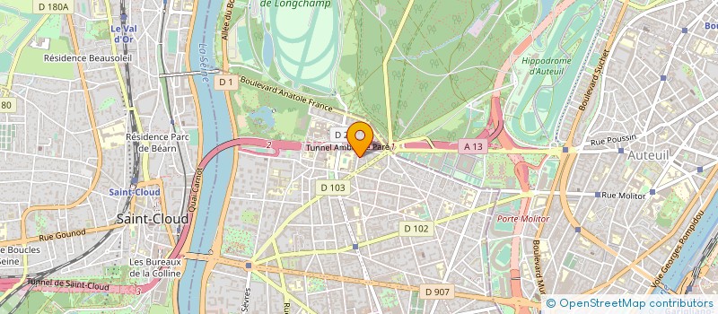 localisation de l'entreprise HAUSER - MIMOUNI à BOULOGNE-BILLANCOURT