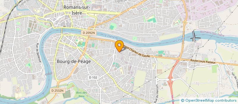 localisation de l'entreprise HAUSS-LOPEZ  BOURG-DE-PEAGE