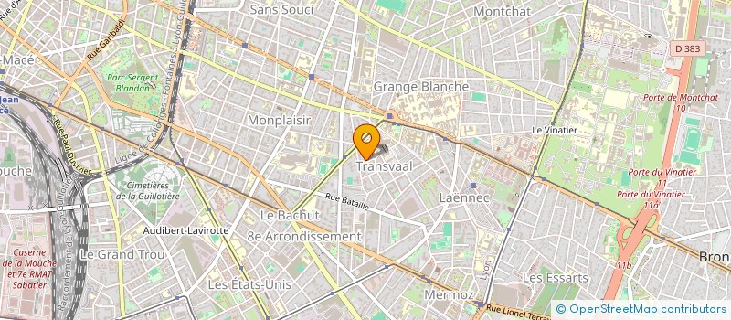 localisation de l'entreprise HAUSSEMONT  LYON