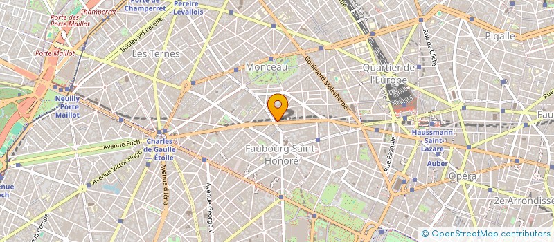 localisation de l'entreprise HAUSSMANN 166  PARIS