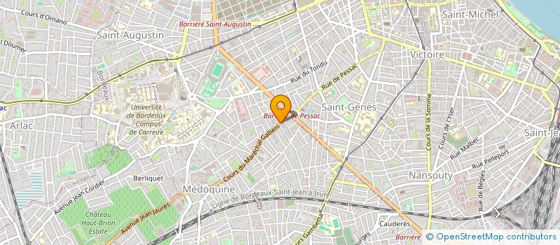 localisation de l'entreprise HAUSSMANN 29  BORDEAUX