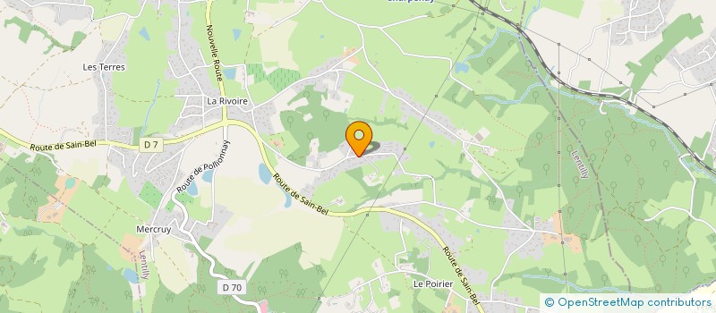 localisation de l'entreprise HAUSSMANN FINANCE  LENTILLY