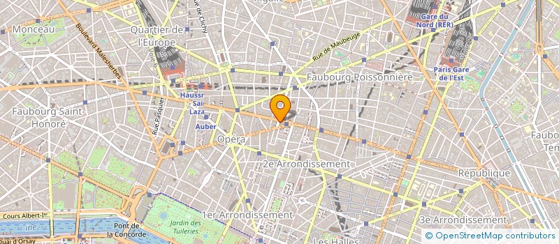 localisation de l'entreprise HAUSSMANN FINANCEMENT 33  PARIS