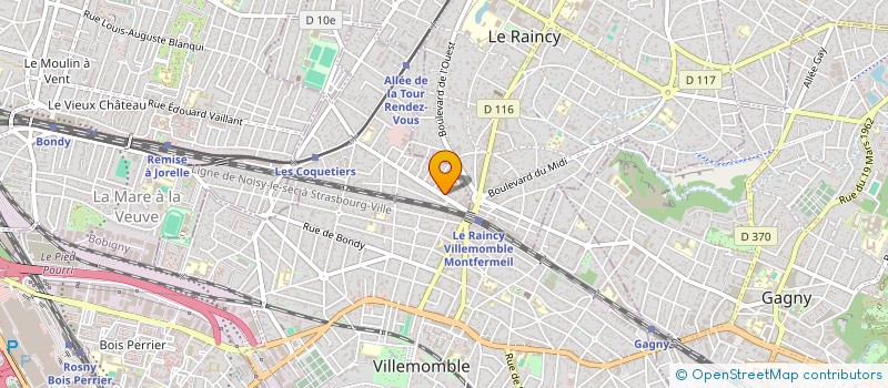 localisation de l'entreprise HAUSSMANN IMMO-INVEST à VILLEMOMBLE