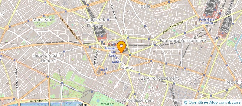 localisation de l'entreprise HAUSSMANN PANORAMA  PARIS