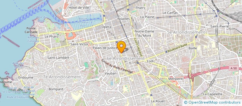 localisation de l'entreprise HAUSSMANN - PARADIS  MARSEILLE