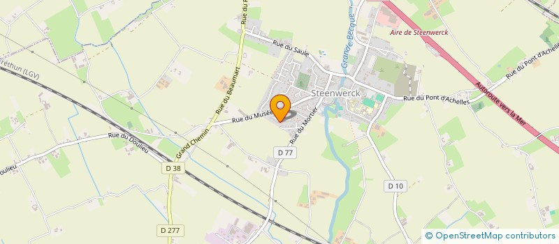 localisation de l'entreprise HAUSTEY  STEENWERCK