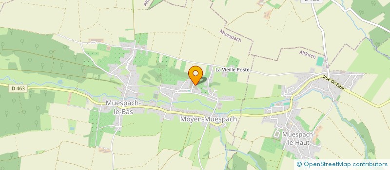 localisation de l'entreprise HAUSWALD  MUESPACH