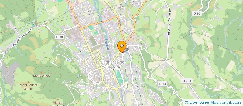 localisation de l'entreprise HAUT ADOUR ARTS MULTIPLES à BAGNERES-DE-BIGORRE