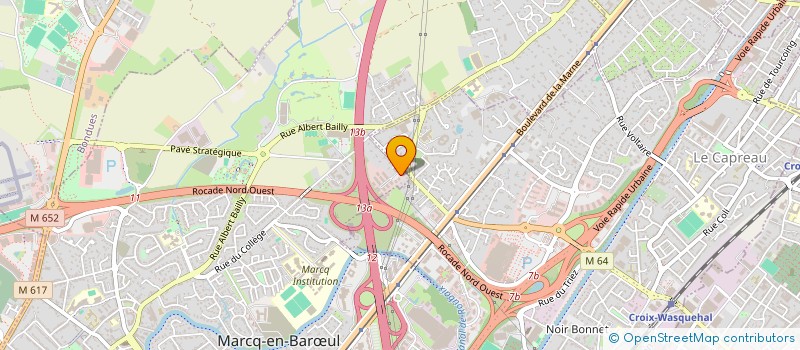 localisation de l'entreprise HAUT-BRION à MARCQ-EN-BARŒUL