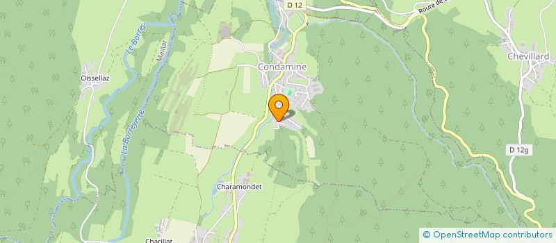 localisation de l'entreprise HAUT BUGEY VTT  CONDAMINE