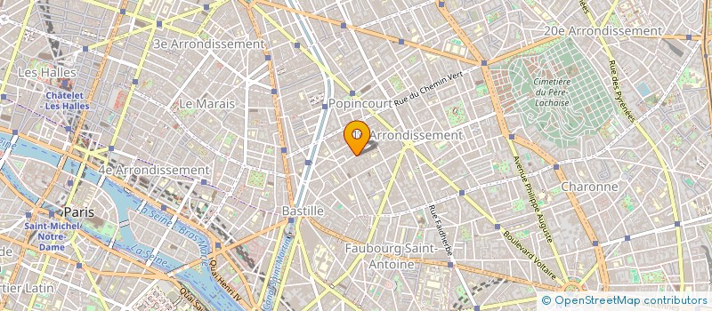 localisation de l'entreprise HAUT COMME 3 POMMES à PARIS