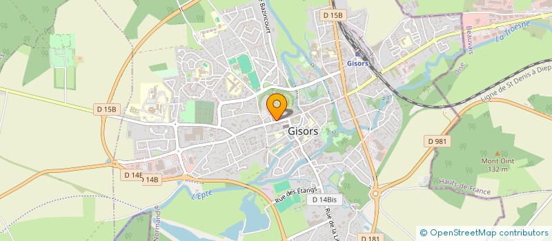 localisation de l'entreprise HAUT COMME 3 POMMES à GISORS