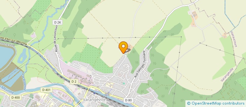 localisation de l'entreprise HAUT D'ENFER  VARANGEVILLE