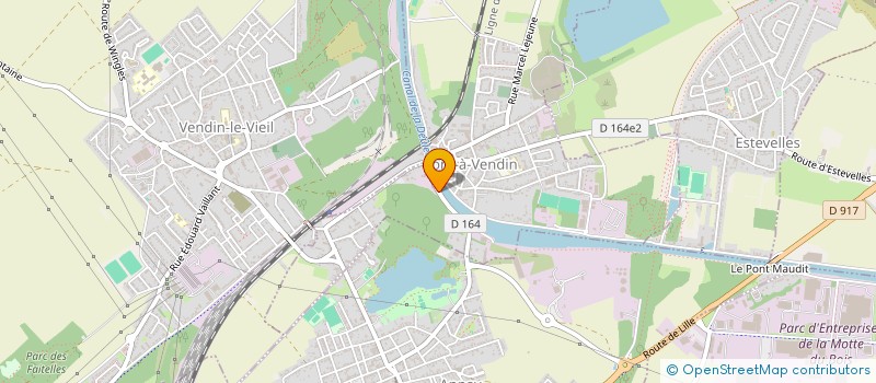 localisation de l'entreprise HAUT DE FRANCE GESTION  PONT-A-VENDIN