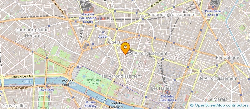 localisation de l'entreprise HAUT DE GAMME à PARIS
