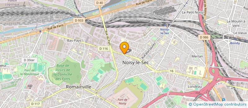 localisation de l'entreprise HAUT DE GAMME à NOISY-LE-SEC