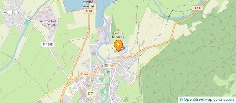 localisation de l'entreprise HAUT DOUBS AGENCEMENT à DOUBS