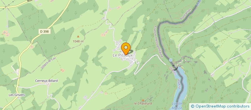 localisation de l'entreprise HAUT DOUBS BONHEUR  VILLERS-LE-LAC