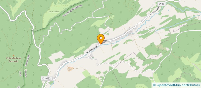 localisation de l'entreprise HAUT DOUBS DEBARDAGE  REMORAY-BOUJEONS