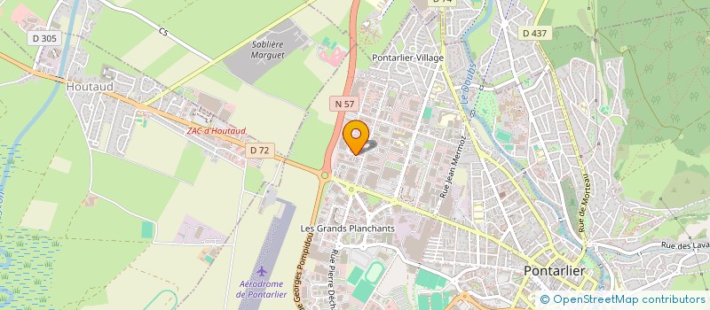 localisation de l'entreprise HAUT-DOUBS DECOR  PONTARLIER