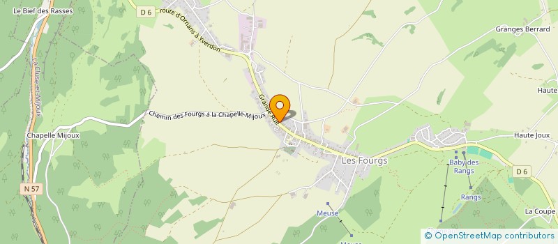 localisation de l'entreprise HAUT DOUBS PAVILLONS à CHAFFOIS
