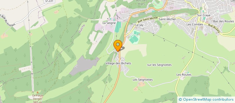 localisation de l'entreprise HAUT DOUBS PNEUS  MAICHE