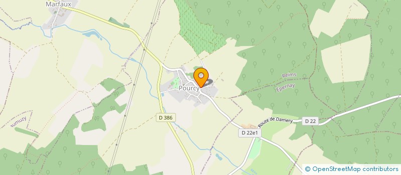 localisation de l'entreprise HAUT DU MOULIN  POURCY