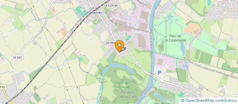 localisation de l'entreprise HAUT EN COULEURS  SANTES