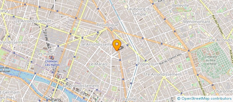 localisation de l'entreprise HAUT ET COURT CINEMAS à PARIS