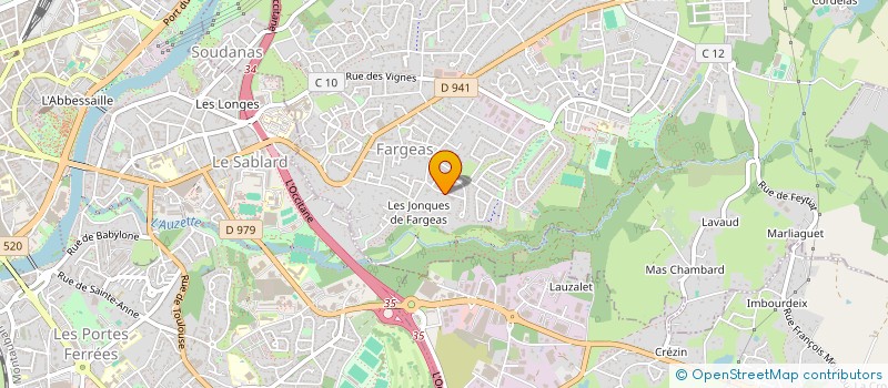 localisation de l'entreprise HAUT FARGEAS à PANAZOL