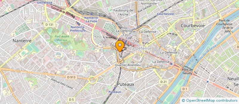 localisation de l'entreprise HAUT FONCTIONNAIRE CORRESPONDANT DE DEFENSE ET DE SECURITE MIN TRANSITION ECOLOGIQUE à PUTEAUX