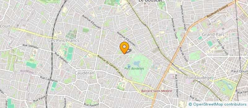 localisation de l'entreprise HAUT-FOURNEAU  BORDEAUX