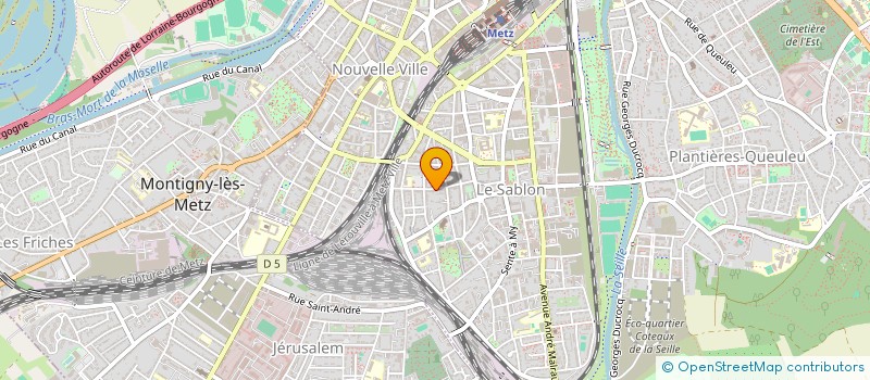 localisation de l'entreprise HAUT JACQUES ET FRANCK JEANNE  METZ