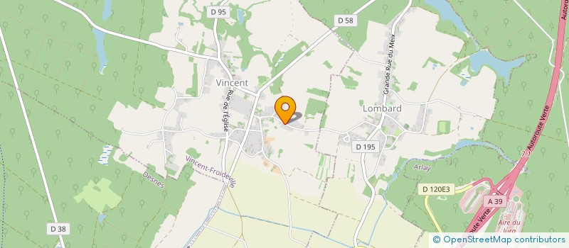 localisation de l'entreprise HAUT JURA LEVAGE  VINCENT-FROIDEVILLE