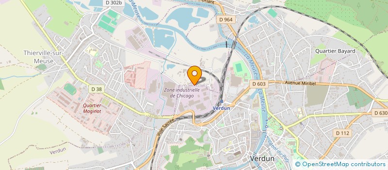 localisation de l'entreprise HAUT LES CHOEURS  THIERVILLE-SUR-MEUSE