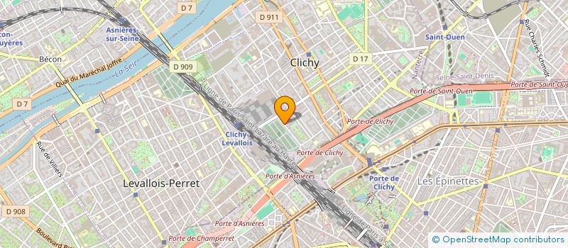 localisation de l'entreprise HAUT LES COEURS à CLICHY
