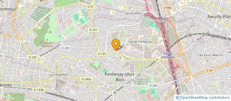 localisation de l'entreprise HAUT LES FOURCHETTES à FONTENAY-SOUS-BOIS